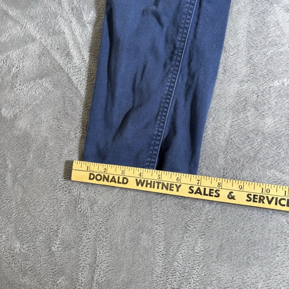 Buffalo David Bitton Pants Mens 32X30 Dark Blue Denim Straight Stretch - Picture 3 of 8